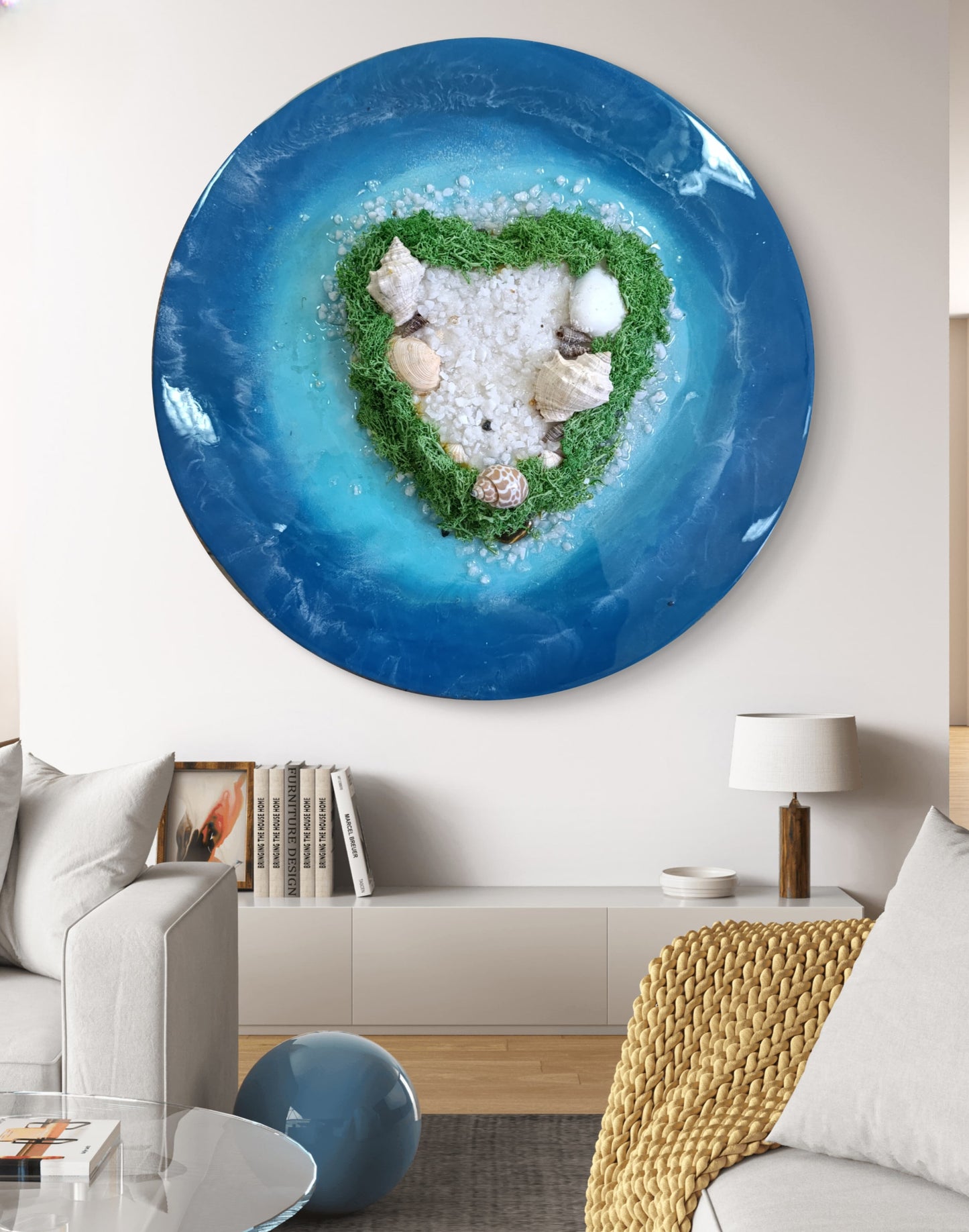 Ocean Heart Wall Hanging