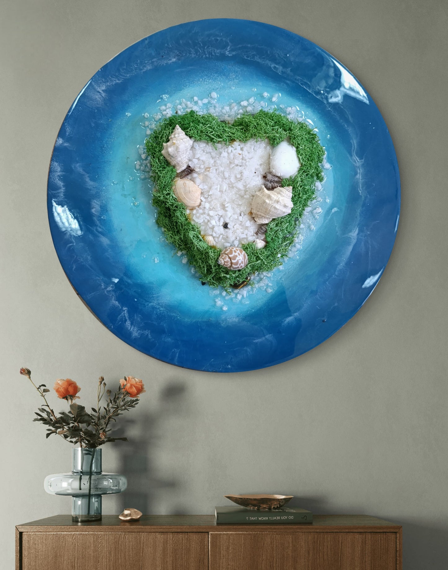 Ocean Heart Wall Hanging